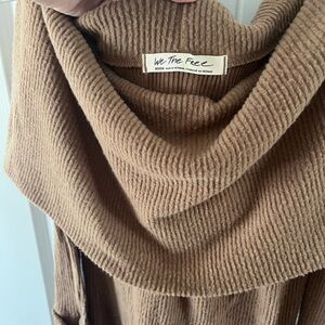 We The Free Women's Camel Off the Shoulder Sweater